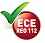 Logo ECE R112 43x43mm