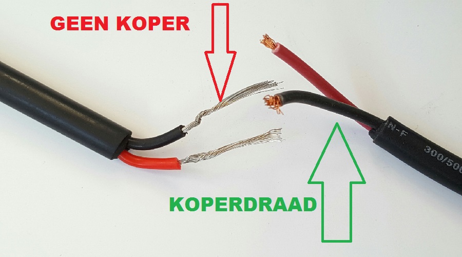 led werklampen vergelijken op kabel