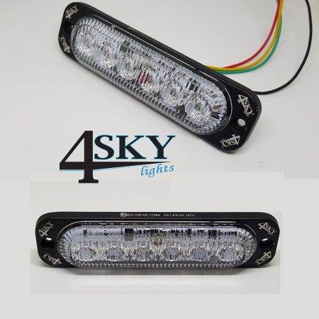 Led Flitser oranje R65 R10 gekeurd