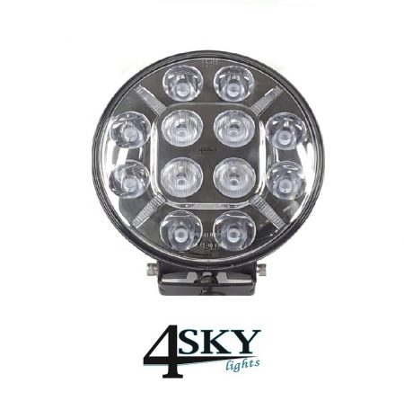 led verstraler 60 watt chrome