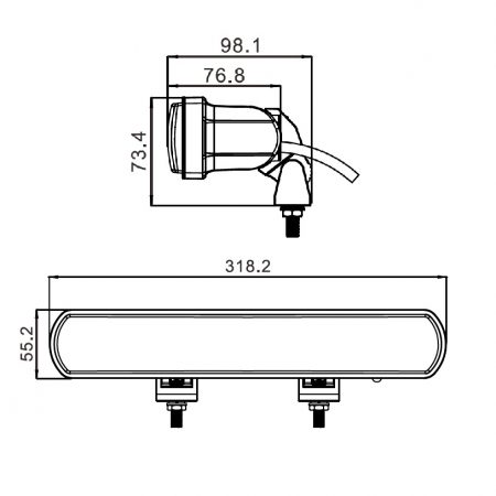 Ledbar Zero Glare UNO R112 gekeurd
