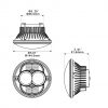 Led Koplamp 5,75 inch motor