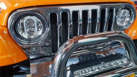 Ledbar zero glare uno op Jeep Wrangler R112 gekeurd