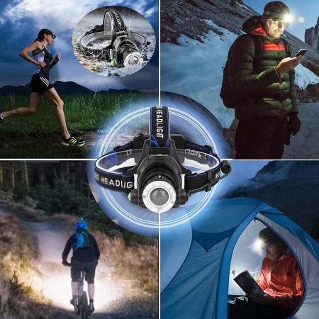 Led hoofdlamp 1200 Lumen oplaadbaar