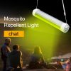 Oplaadbare led lamp met speciaal licht tegen muggen