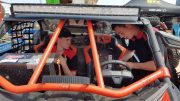 Led light bar op dak van buggy