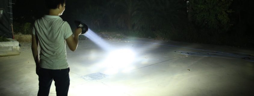Led hand-schijnwerper zoeklicht met batterij 3500
