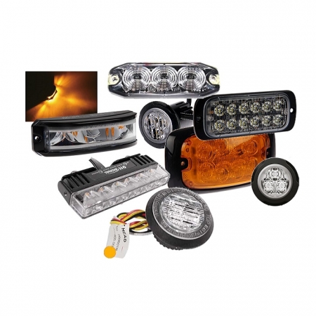 Led flitsers tractor