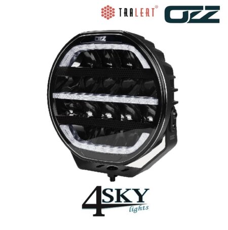 OZZ XR2 P9″ LED verstraler zwart 160 watt 15.000 Lumen met positielicht amberwit
