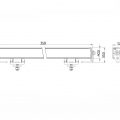 Slimline Ledlight bar 36cm - spartan series - 4sky Lights