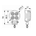 led werklamp mini R23-R10 gekeurd