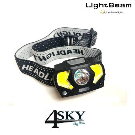 Led-Cob accu Hoofdlamp