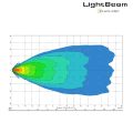 LightBeam vierkante 26 watt led breedstraler