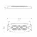 R65 Slimline LED Flitser 9 watt