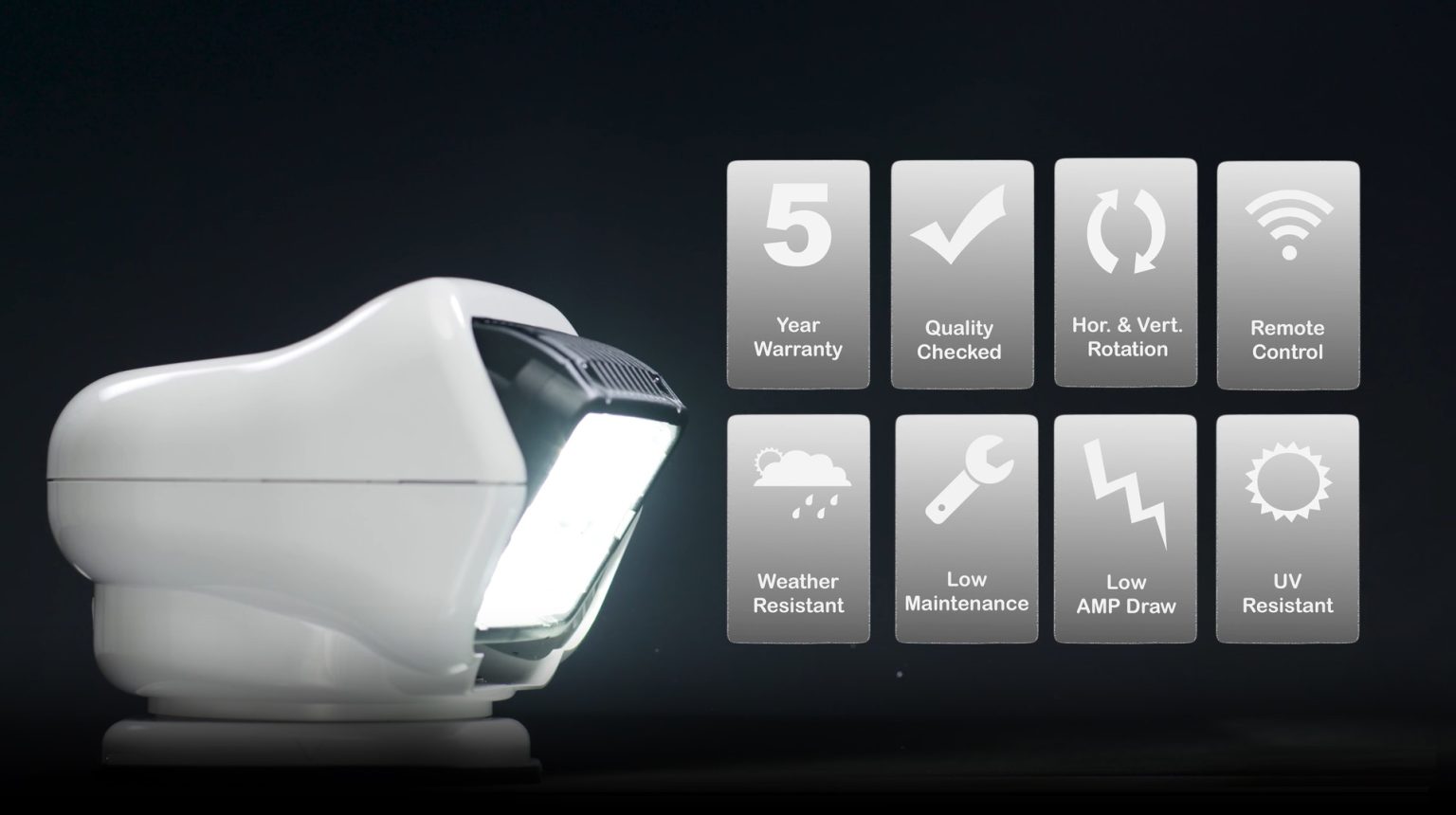 Golight ST Striker 24V synchroniseerbaar 5 jaar garantie