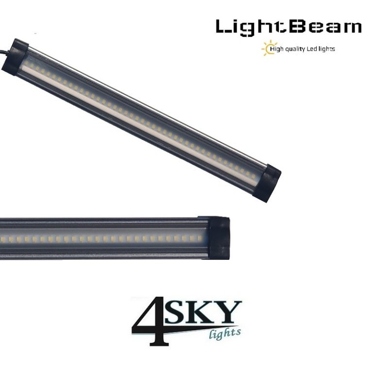 ALITOVE COB ledstrip, 5 m, 12 V, koudwit, 6000 K, 2400 leds, flexibel licht met dichtheid 480 leds/M, niet waterdicht IP30, 8 mm breed, voor doe-het- zelf woondecoratie (zonder voeding en dimmer