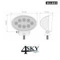 OLLSON 24 watt ovaal-R10 gekeurd-heavy duty