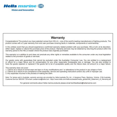 Hella Sea Hawk 470 Diffused zwart
