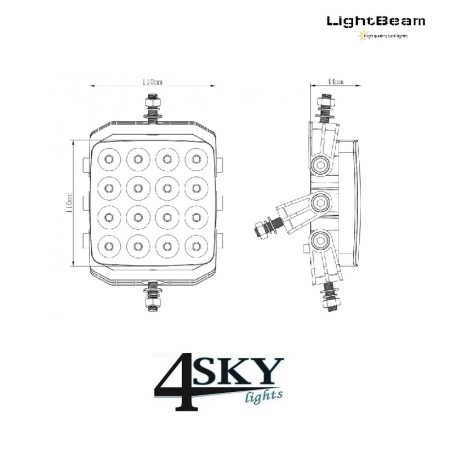 48 watt led werklamp