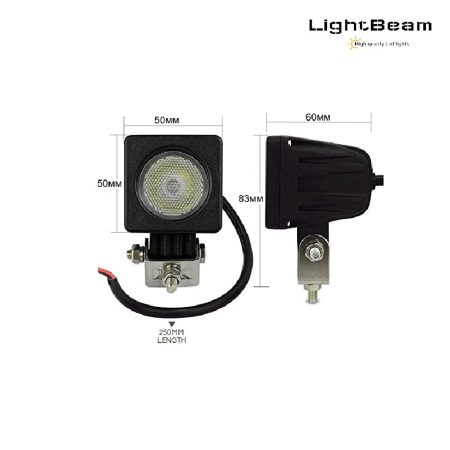 Lightbeam 10 watt led breedstraler