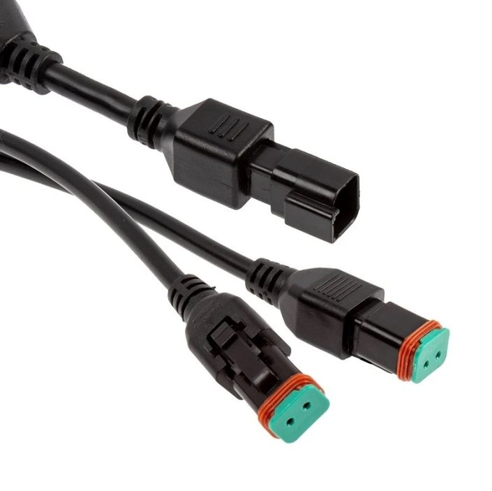 M16 2-pins IP67 Waterdichte Chassis Connector Male