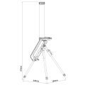 werklamp 70W 220V op statief - 10.000 lumen - 360 graden licht - 0300845