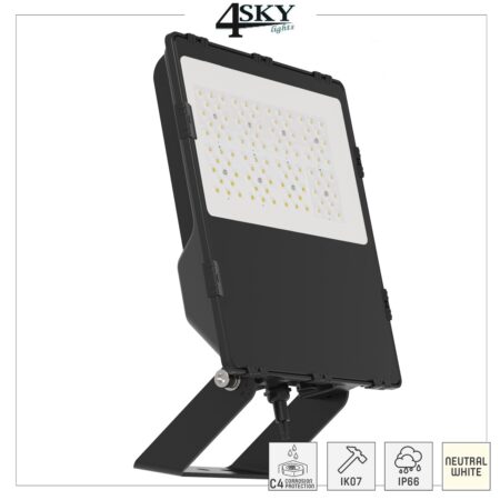 LED-buitenschijnwerper 100 watt Asymmetrisch