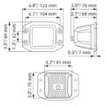 Led inbouw werklamp 40 watt
