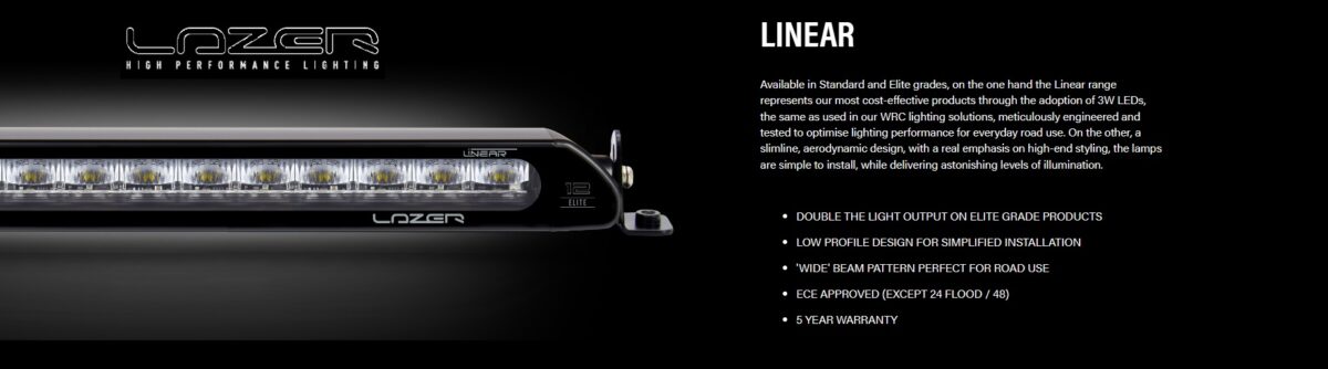 LAZER LINEAIR led lightbar