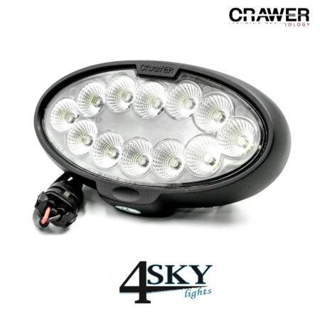 CRAWER 60 watt ovale Led inbouw werklamp John Deere tractor