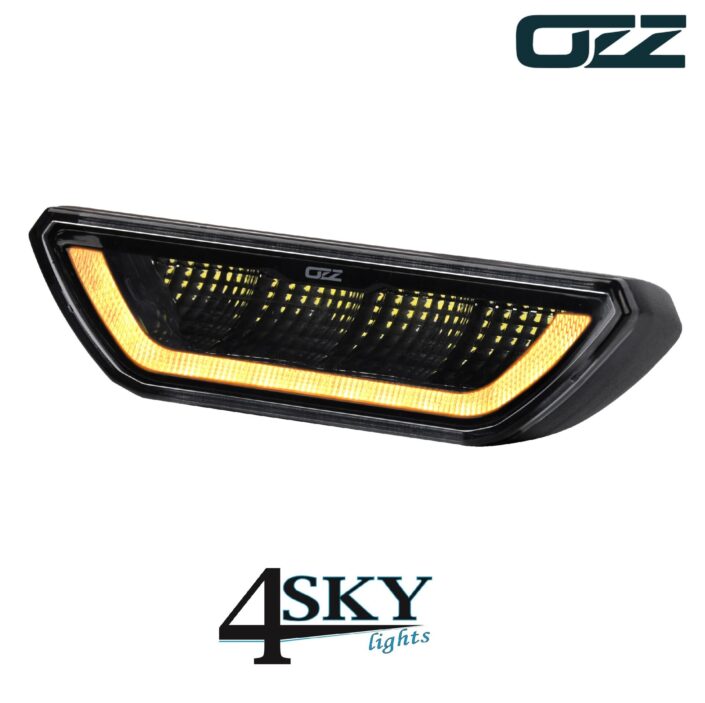 OZZ WR1 65 led werklamp ECE R23 gecertificeerd met ingebouwde Led flitsers