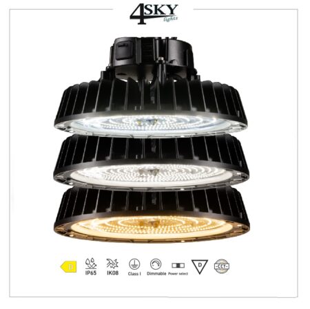 High Bay met CCT selectie 3000-4000-5000K en 100-150-200W (instelbaar)