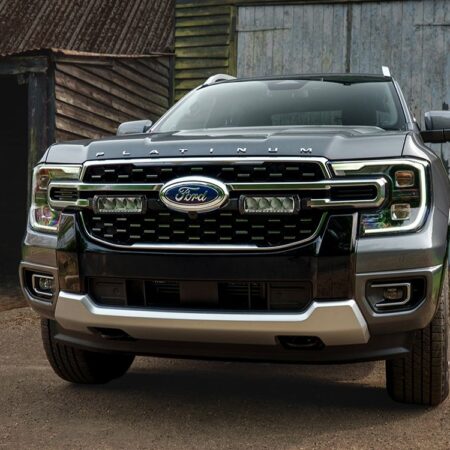 FORD RANGER PLATINUM (2023+) GRILLE KIT INCLUSIEF FR-09 - Lazerlamps