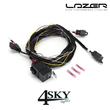 Two-Lamp Harness Kit (4-Pin, Deutsch DT, 12V - for Carbon-2 Yellow Dip) 2L-DT4-290