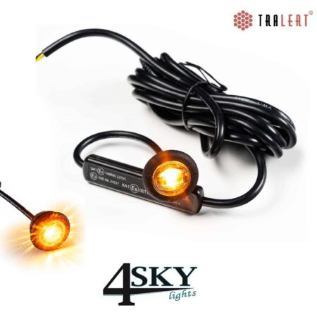MSV-4500 serie Compact LED markeerlicht met geïntegreerde R65 Amber flitser - Tralert