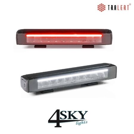 Stratos 30cm LED amber-rood