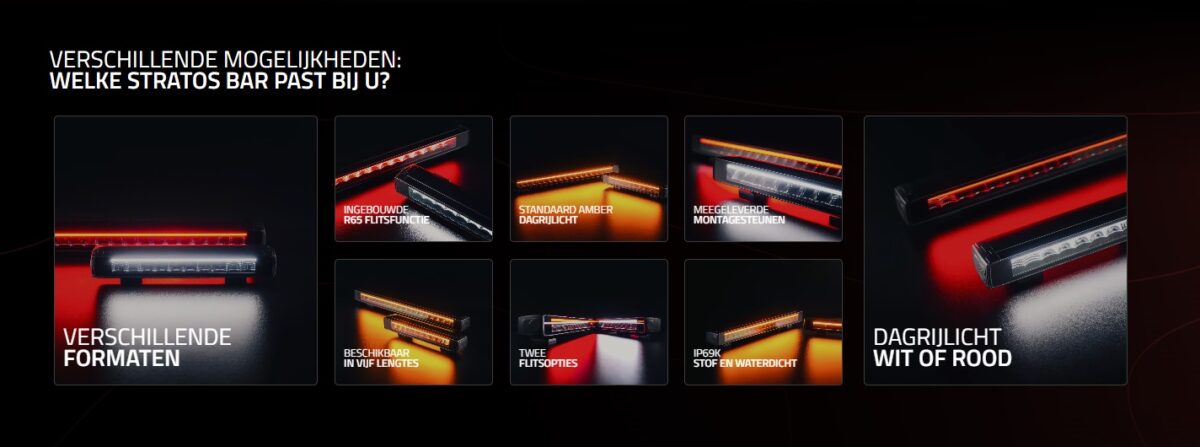 Stratos series ligtbars Tralert