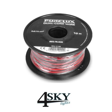 2-aderige elektrische Kabel 2x 0,75 mm²