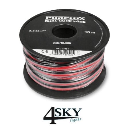 2-aderige elektrische Kabel 2x 2,5 mm²