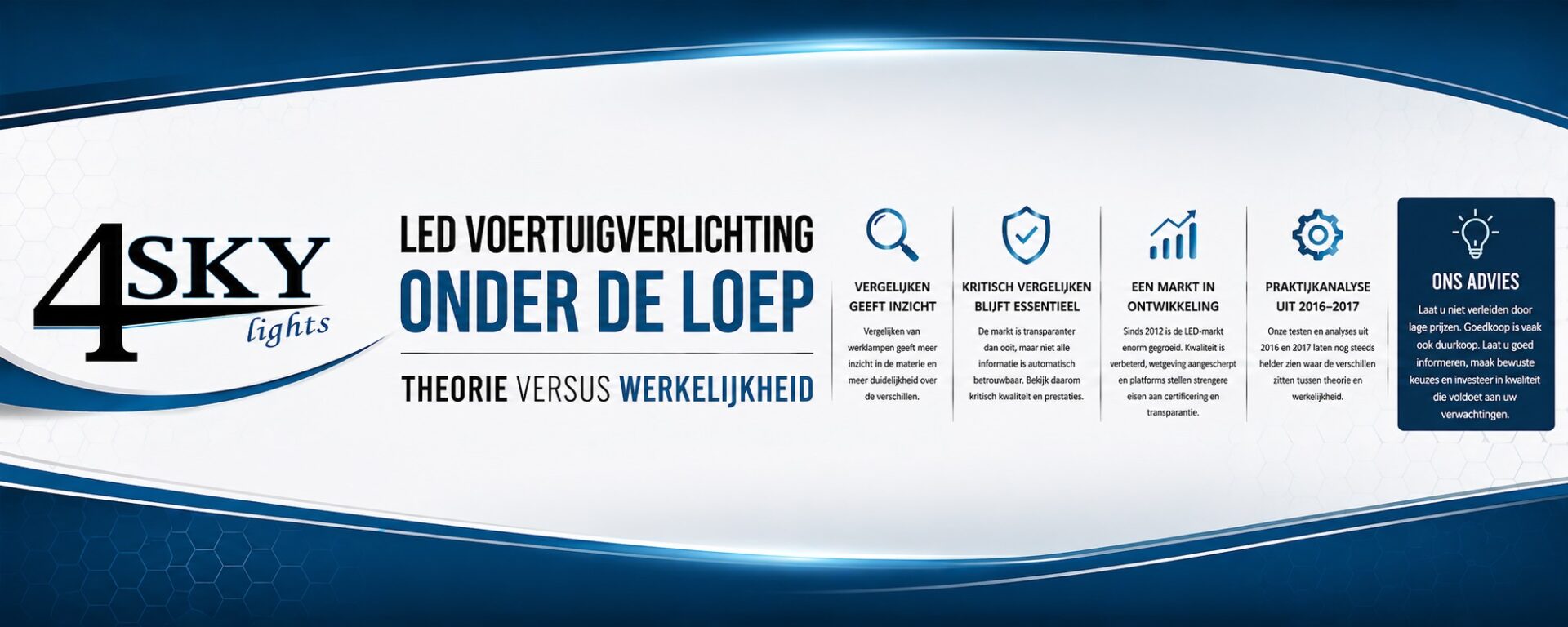 Led voertuig verlichting vergelijken