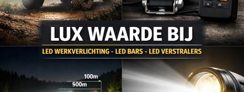 Wat zegt de LUX waarde bij led verstralers, led bars en werklampen