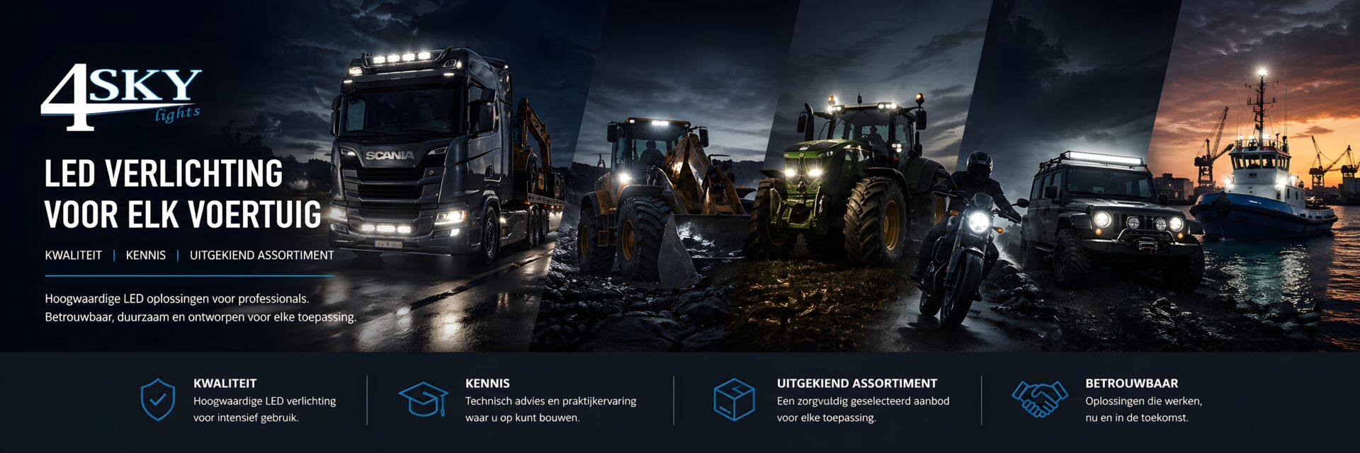 4sky Lights- Voertuig led verlichting