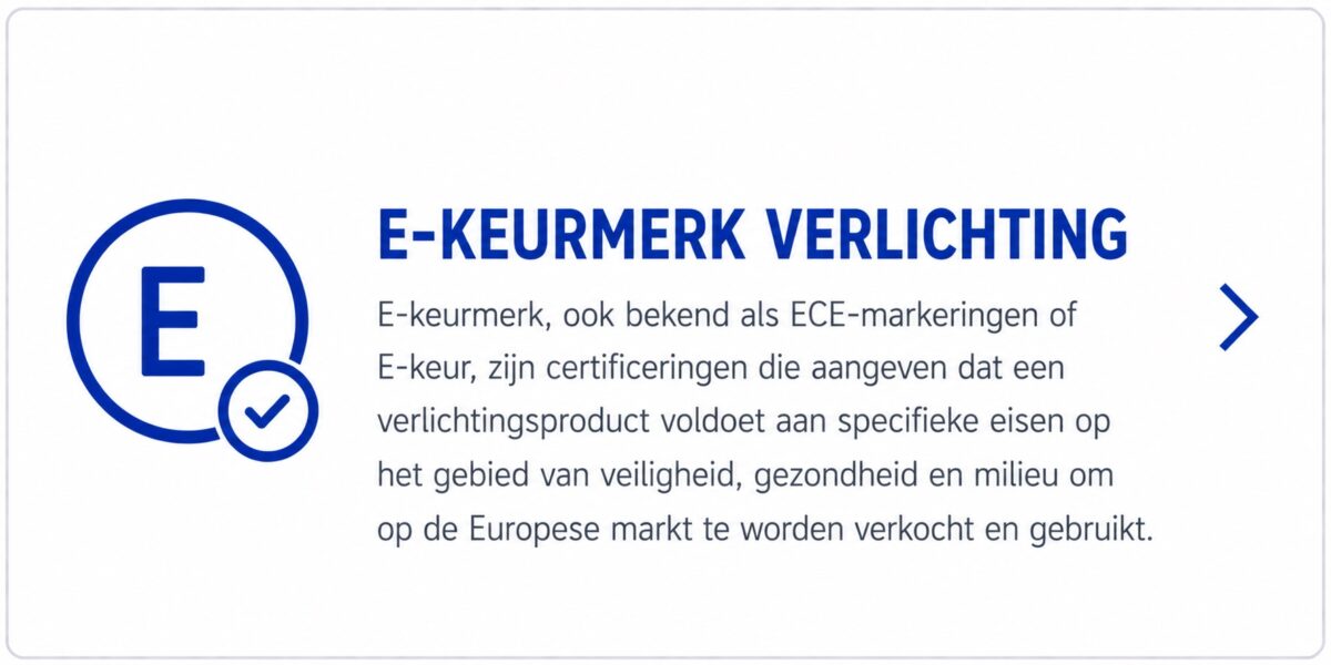 E-keurmerk verlichting