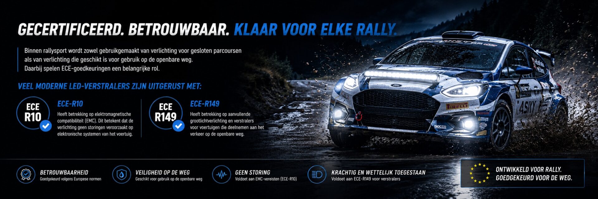 ECE R10 R149 Rallysport - openbare weg