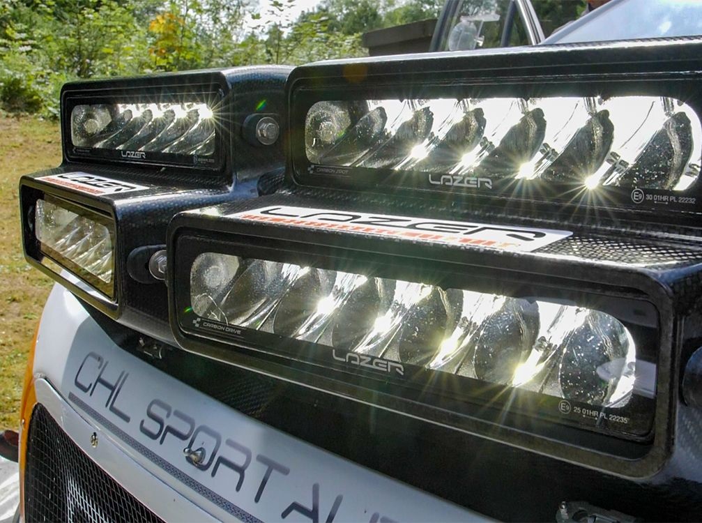 Lazerlamps rallyauto's - Lazer led -
