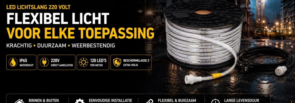 Led lichtslang - 220 volt - 25 meter