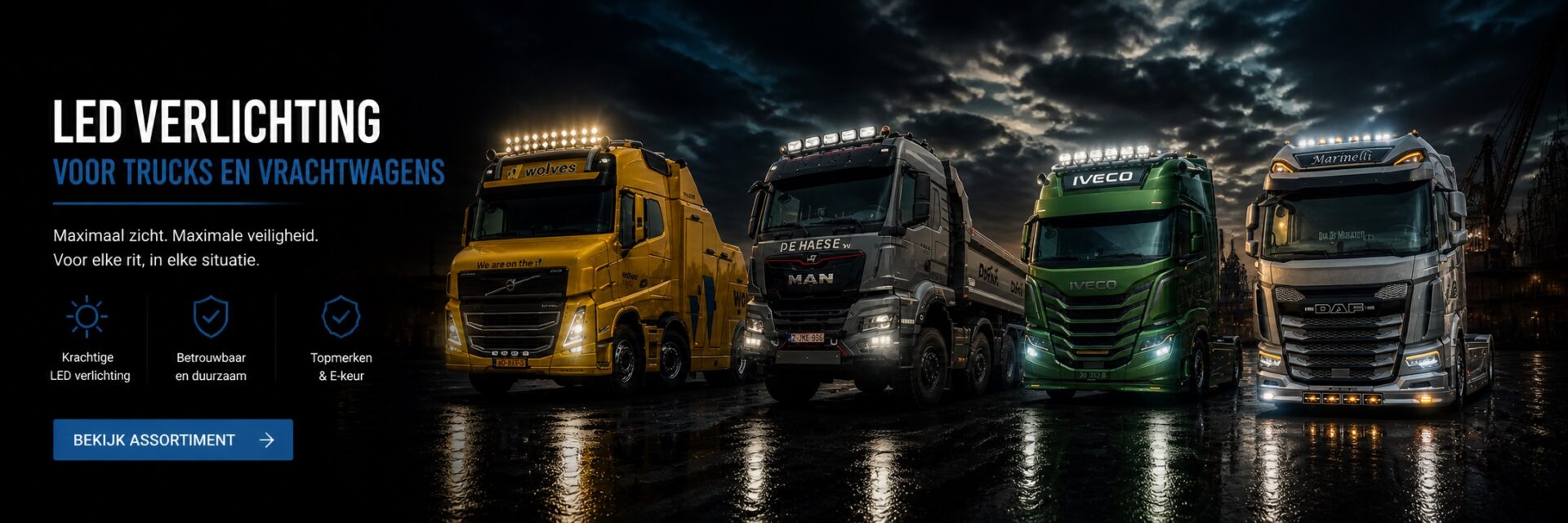 Led verlichting voor Trucks en Vrachtwagens