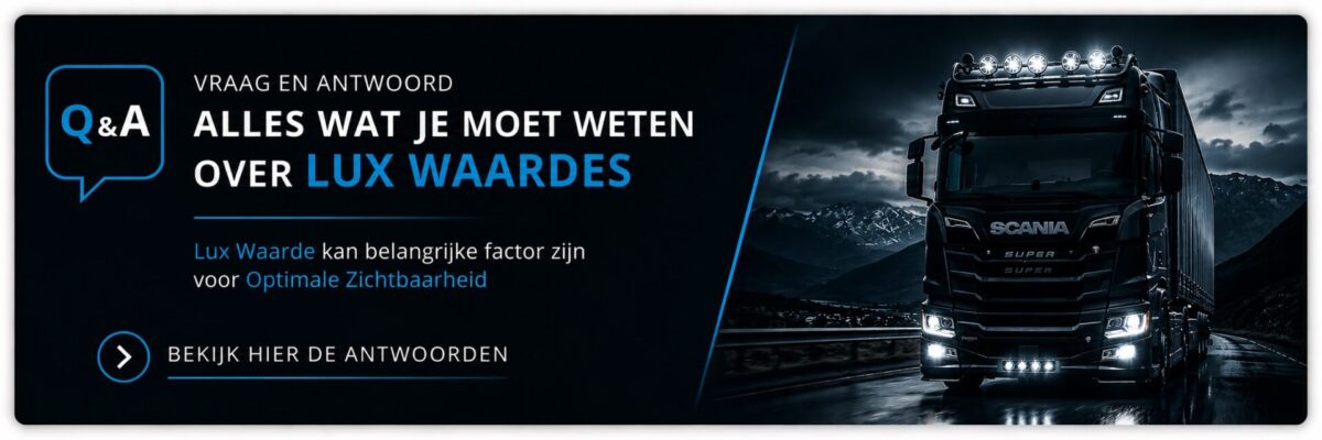Lux waardes led verstralers