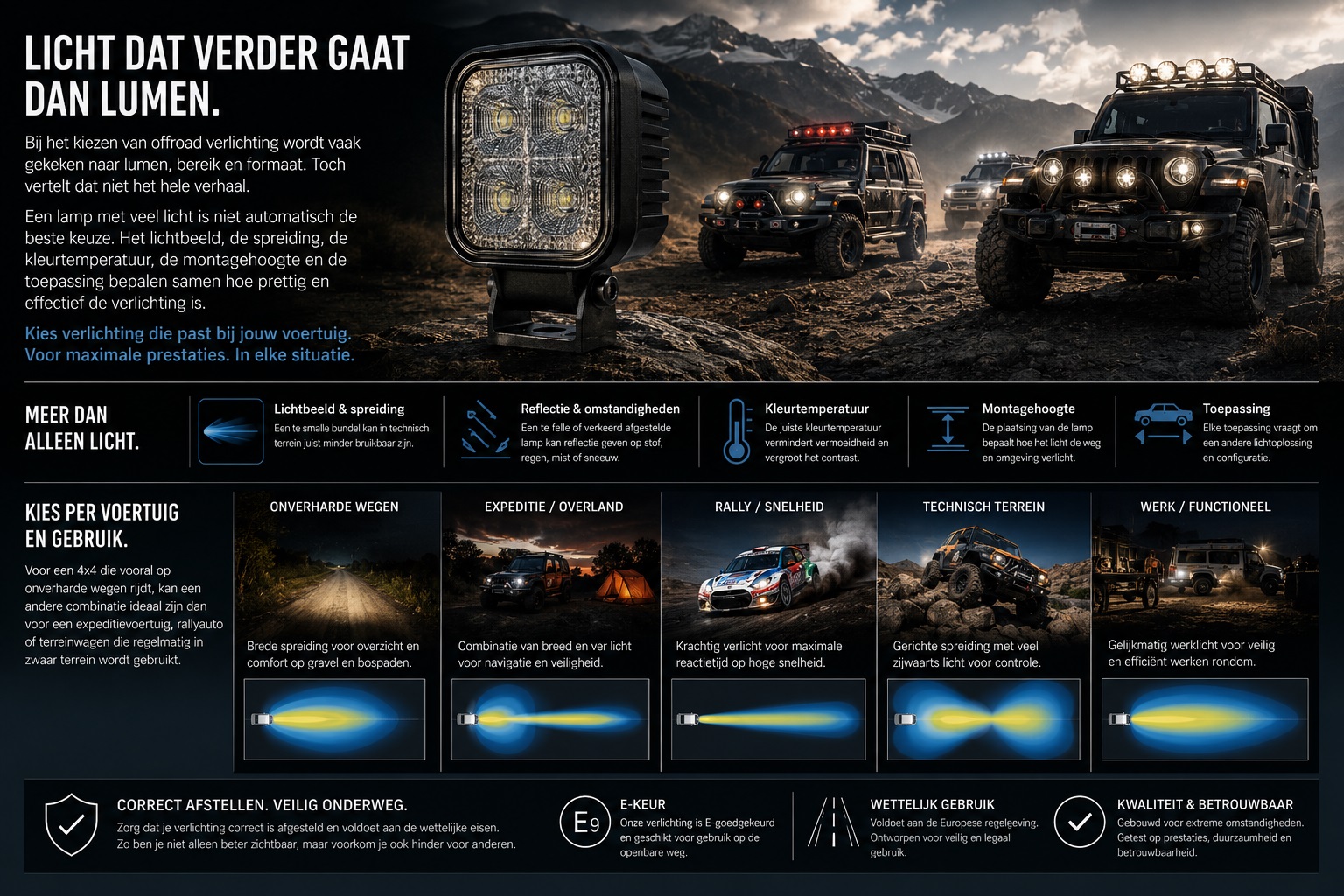 Offroad led verlichting-4sky Lights