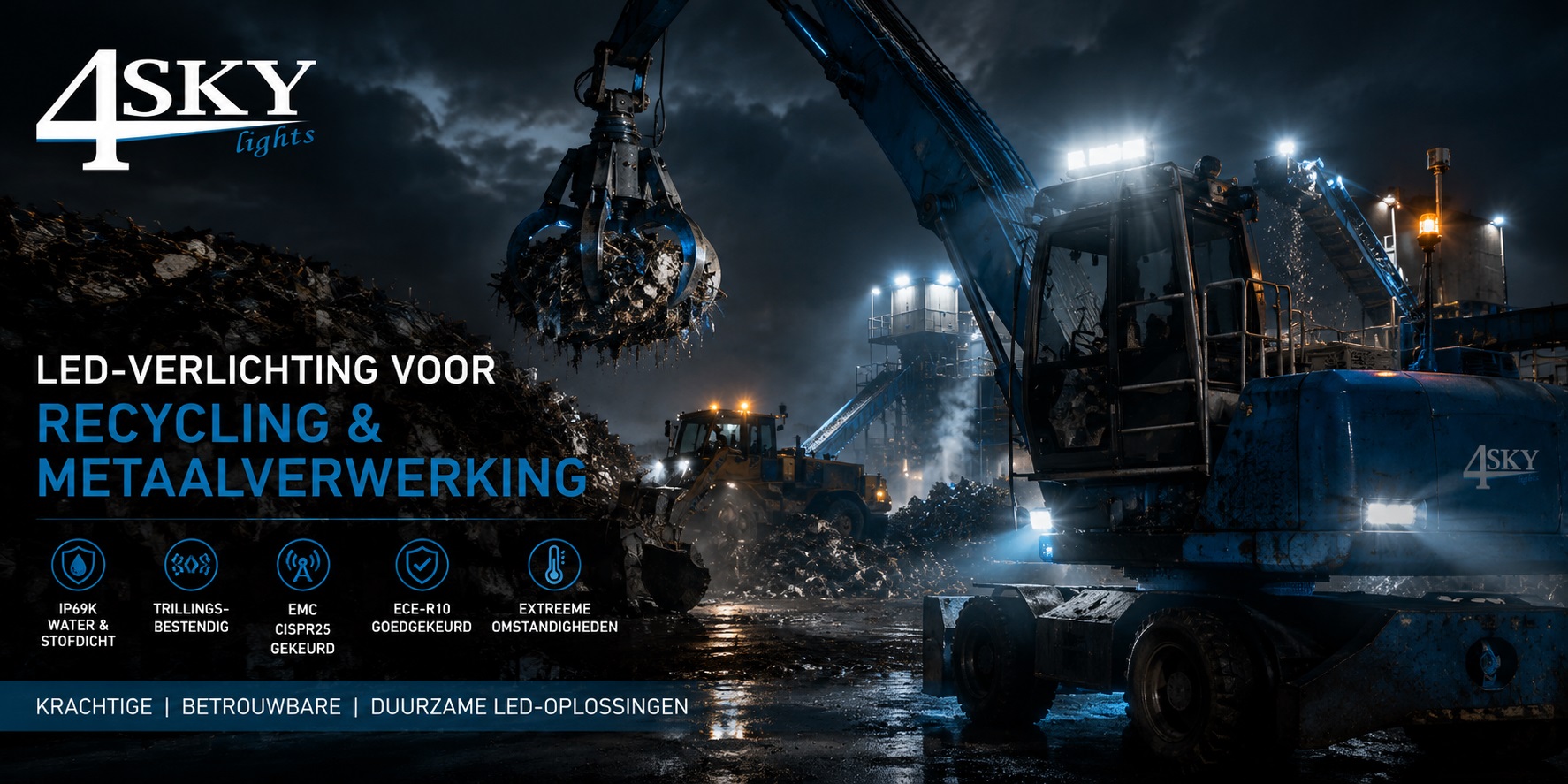 Recycling en metaal industrie - 4Sky Lights